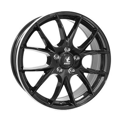 IT WHEELS KIRA 7.5x18 5x112 ET45 gloss black polished lip