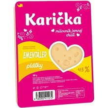 Karička Ementáler 45 % plátky 100 g