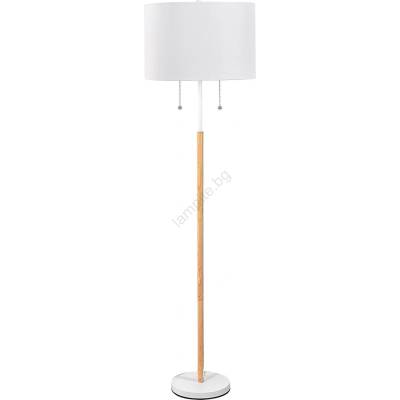 Light Prestige Подова лампа FOGO 2xE27/15W/230V бяла/бежова (LP0053)