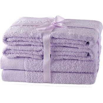 Restilo Памучни хавлии и кърпи за баня в комплект от 6 бр. от тери лавандула Amari - AmeliaHome (120010880)
