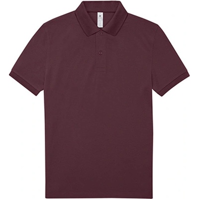 B&C polo tričko PU424 burgundy