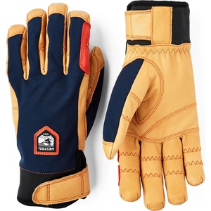 Hestra Ръкавици Hestra Ergo Grip Active 5 Finger Gloves - Navy / Natural Brown - размер 6 (EU) (202-1176-1011)