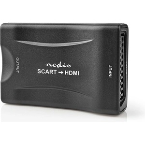 NEDIS VCON3463BK (конвертор) видеоконвертор, SCART вход, HDMI изход 1080p (VCON3463BK)