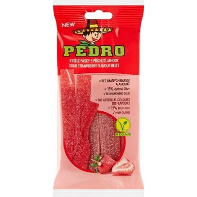 Pedro Kyselé pásky s příchutí jahody 80 g