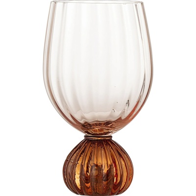Bloomingville Sklenice na víno Taurin Wine Rose růžová barva sklo 430 ml