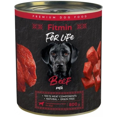 Fitmin Консерва Fitmin For Life BEEF пате 800 г