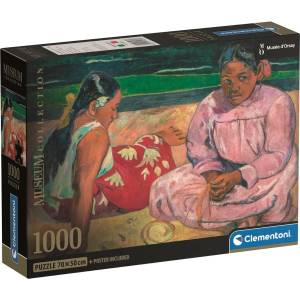 Clementoni Пъзел Clementoni от 1000 части - Таитянски жени на плажа (39975)