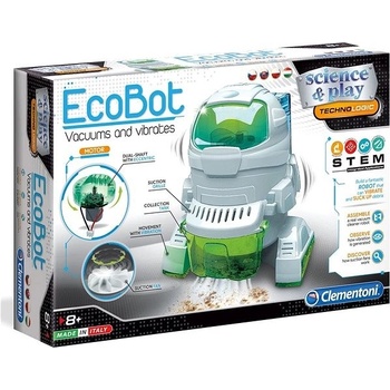 Clementoni Science&Play Techno Logic EcoBot vysáva a vibruje