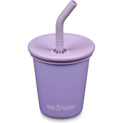 Klean Kanteen Детска чаша Klean kanteen Kid's Steel Cup with Straw Lid Mug - Paisley Purple - размер 296 ml (532-3521-0111)