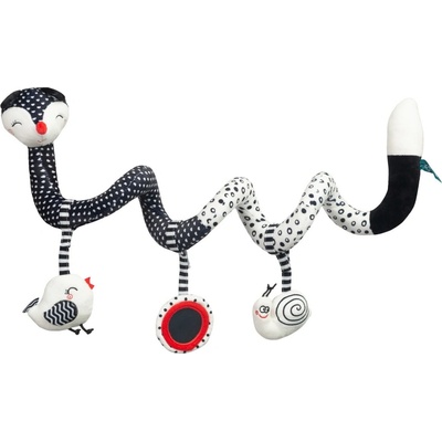 Sensillo Мека спирала с активности Sensillo - Fox, черно-бяла (SILLOZ-0350)