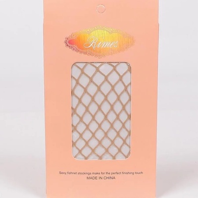 Дамски мрежест чорапогащник в телесен цвят