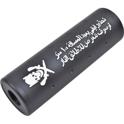 Big Dragon Tlumič STUBBY Skull 110*30mm Big dragon short černá – Zboží Dáma