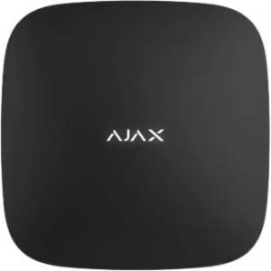 Ajax Systems 38240.108. BL1 Hub 2 Jeweller (4G) - панел за управление на алармата с фотографска верификация на алармите (2xSIM, 4G, Ethernet) - черен (38240.108.BL1)