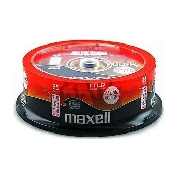 Maxell CD-R Music XL-II MAXELL, 700MB, 80 min, 25 бр (ML-DC-CDRMUS-25)