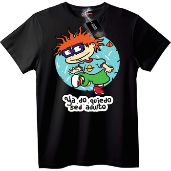 NOONEBRAND Тениска Чъки: Не Искам да Бъда Възрастен - 7XL, Black