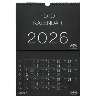 na vlastné foto NÁSTENNÝ VEĽKÝ čierny 2025