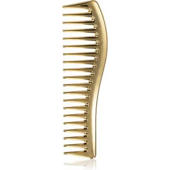 Janeke Gold Line Wavy Comb for Gel Application гребен за коса за нанасяне на гелообразни продукти 18, 5 x 5 cm