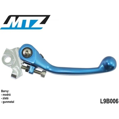 Páčka brzdy FLEX - Yamaha YZ125+YZ250 / 08-22 + YZF250+YZF450 / 07-22 + WRF250+WRF450 + Kawasaki KXF250+KXF450 - modrá L9B-006-03