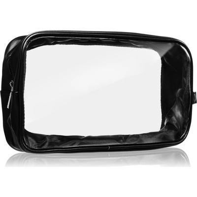 Notino Travel Collection large clear kosmetická taštička black
