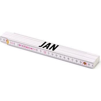 Metrie Skládací metr Block 52 Se jménem Jan 2 m