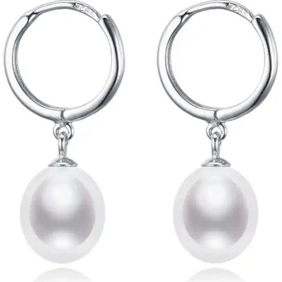 Olivie Perlové krúžkové náušnice KVAPKA 8240