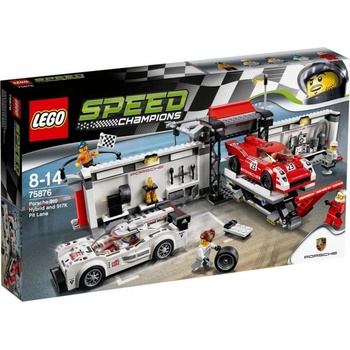 LEGO® Speed Champions 75876 Porsche 919 Hybrid a 917K ulička v boxoch
