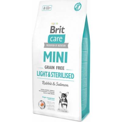Brit Care Mini Grain Free Light & Sterilised Rabbit & Salmon 2 x 7 kg