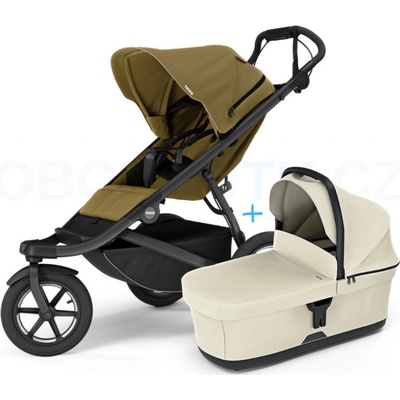 Thule Urban Glide 3 Nutria green 2024 + korba Soft beige