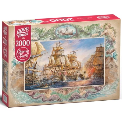 Cherry Pazzi Пъзел Cherry Pazzi от 2000 части - Морска битка (50026)
