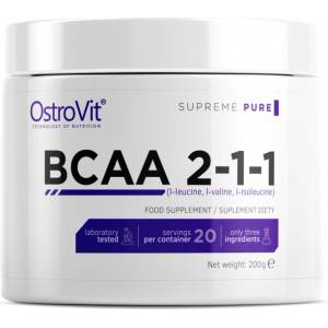 OstroVit BCAA 2: 1: 1 Powder [200 грама] Неовкусен