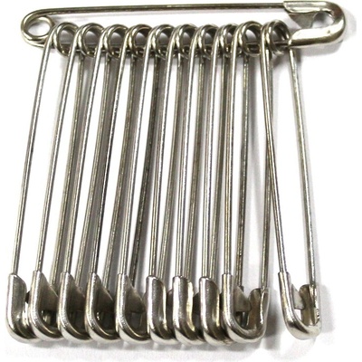 Koh-I-Noor Špendlík zavírací 50mm svazek 12ks stříbrný – Zboží Dáma Koh-I-Noor Špendlík zavírací 50mm svazek 12ks stříbrný – Zboží Dáma