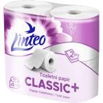 Linteo Тоалетна хартия Linteo - бяла, двуслойна, 4 ролки
