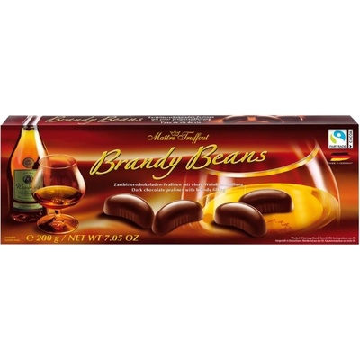 Maitre Truffout Pralinky z hořké čokolády brandy likér 200 g
