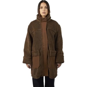 Second female Палто Second female Krizian coat - Brown (White / Blue)