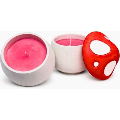 Svíčkománie3D Muchomůrka v betonu 130 ml