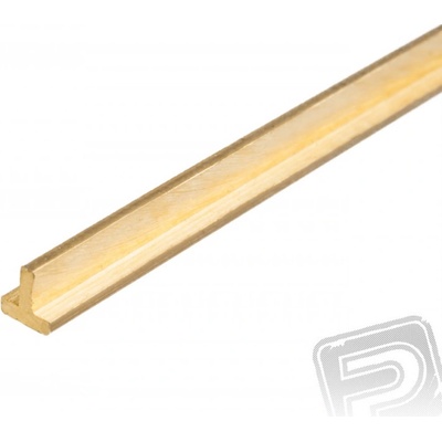 aero-naut Mosazný T profil 2x2x330 mm 5 ks