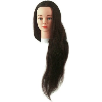 Sibel Cvičná hlava JENNY, 100% natural vlasy