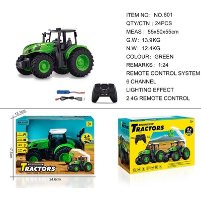 Ramiz RC traktor RTR zelený 1:24