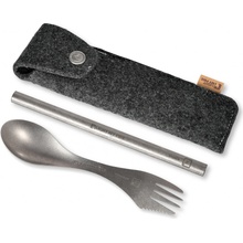 Light My Fire Spork'n Straw Kit Titanium