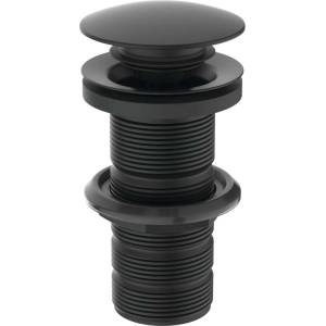 Ideal Standard - Отводен комплект „Click-Clack за умивалници без преливник, черен E1483XG (E1483XG)