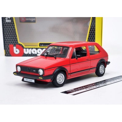 Bburago Volkswagen Golf Mk1 GTI 1979 Červená 1:24
