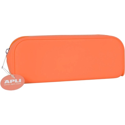 APLI Ученически несесер Apli Neon - Оранжев, силиконов (16300)