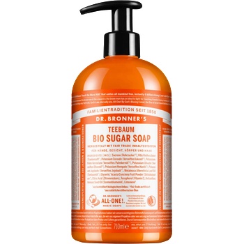 Dr. Bronner's Био течен сапун Sugarsoap - Чаено дърво - 710 мл