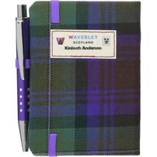 The Skye Boat Song Tartan Notebook mini with pen