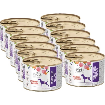 4Vets Dog Natural Veterinary Exclusive Gastro Intestinal 12 x 185 g