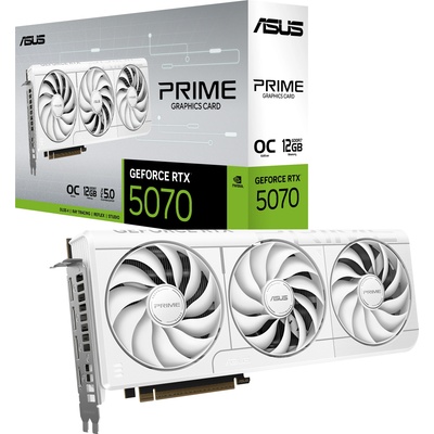ASUS GeForce RTX 5070 PRIME White OC 12GB GDDR7 192bit (PRIME-RTX5070-O12G-WHITE/90YV0M19-M0NA00)