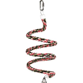 Flamingo Twister perch cotton Small - Въжени кацалки за птици