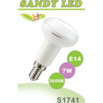 Sandy LED LED žárovka E14 R50 S1741 7 W teplá bílá