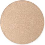 Hanse Home Кръгъл килим за открито и закрито в цвят слонова кост и бежово ø 160 cm Duet Kona - NORTHRUGS (106250-160)