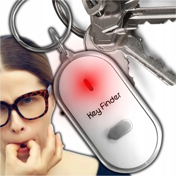 Přívěsek na klíče Hledač klíčů Bílá